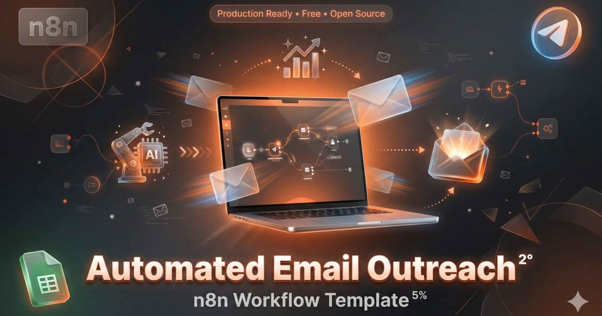 Automated Email Outreach: Telegram & Google Sheets