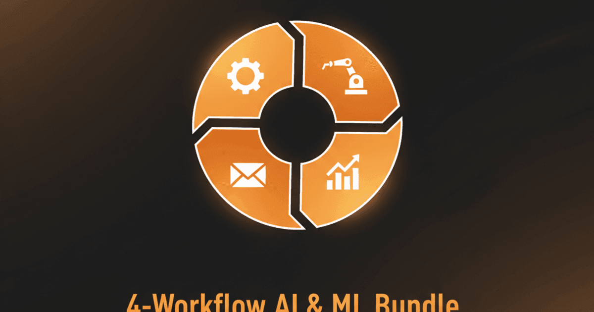 4-Workflow AI & ML Bundle
