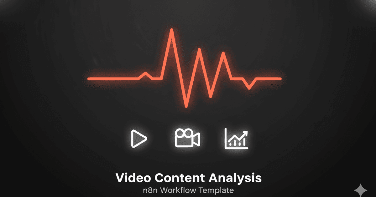 Video Content Analysis Workflow
