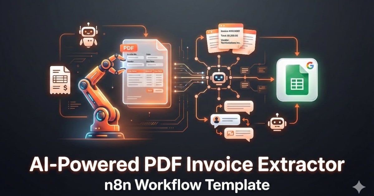 AI-Powered PDF Invoice Extractor to Google Sheets