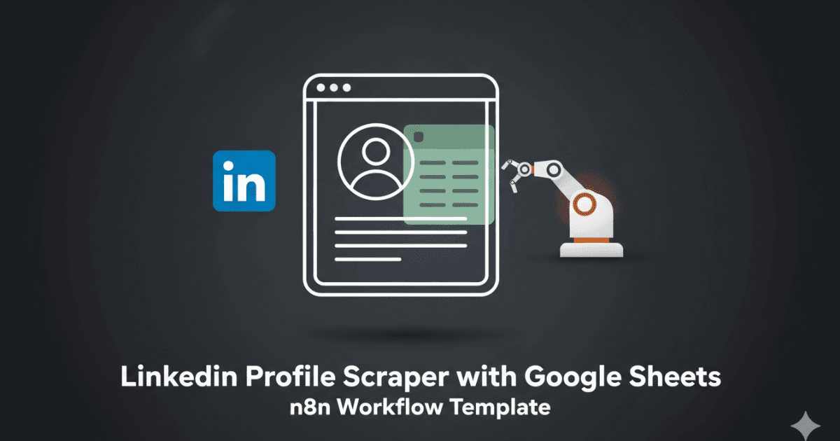 LinkedIn Profile Scraper with Google Sheets