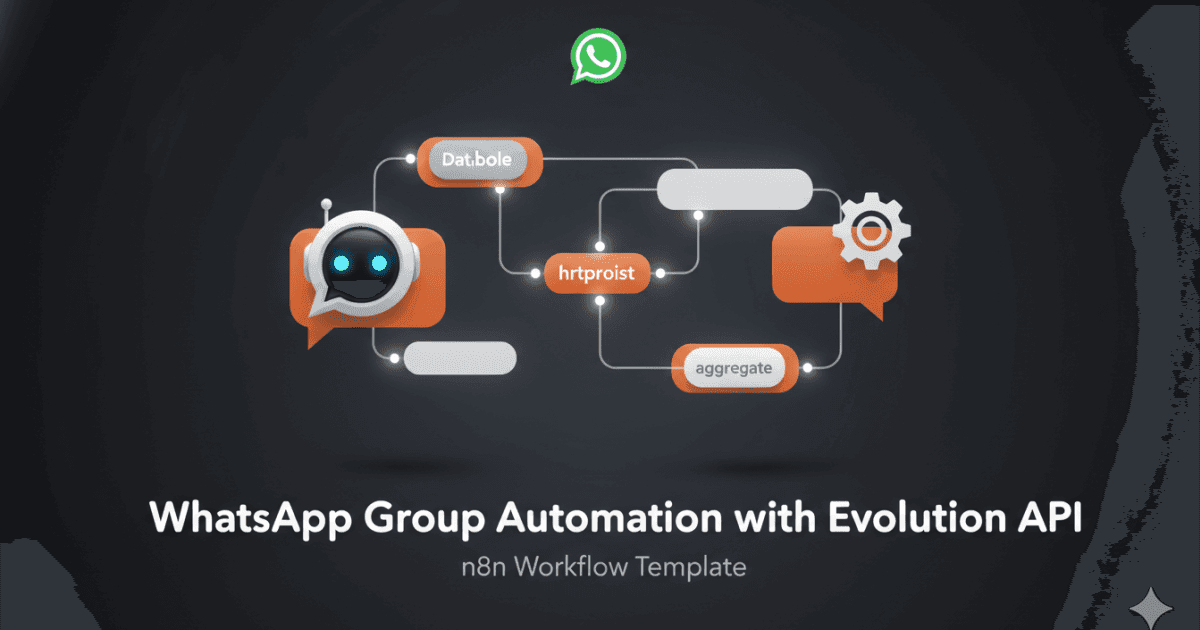 WhatsApp Group Automation with Evolution API